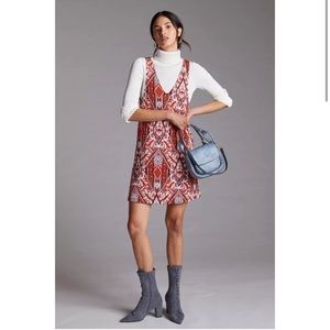 NWT Anthropologie Maeve Jacquard Mini Dress